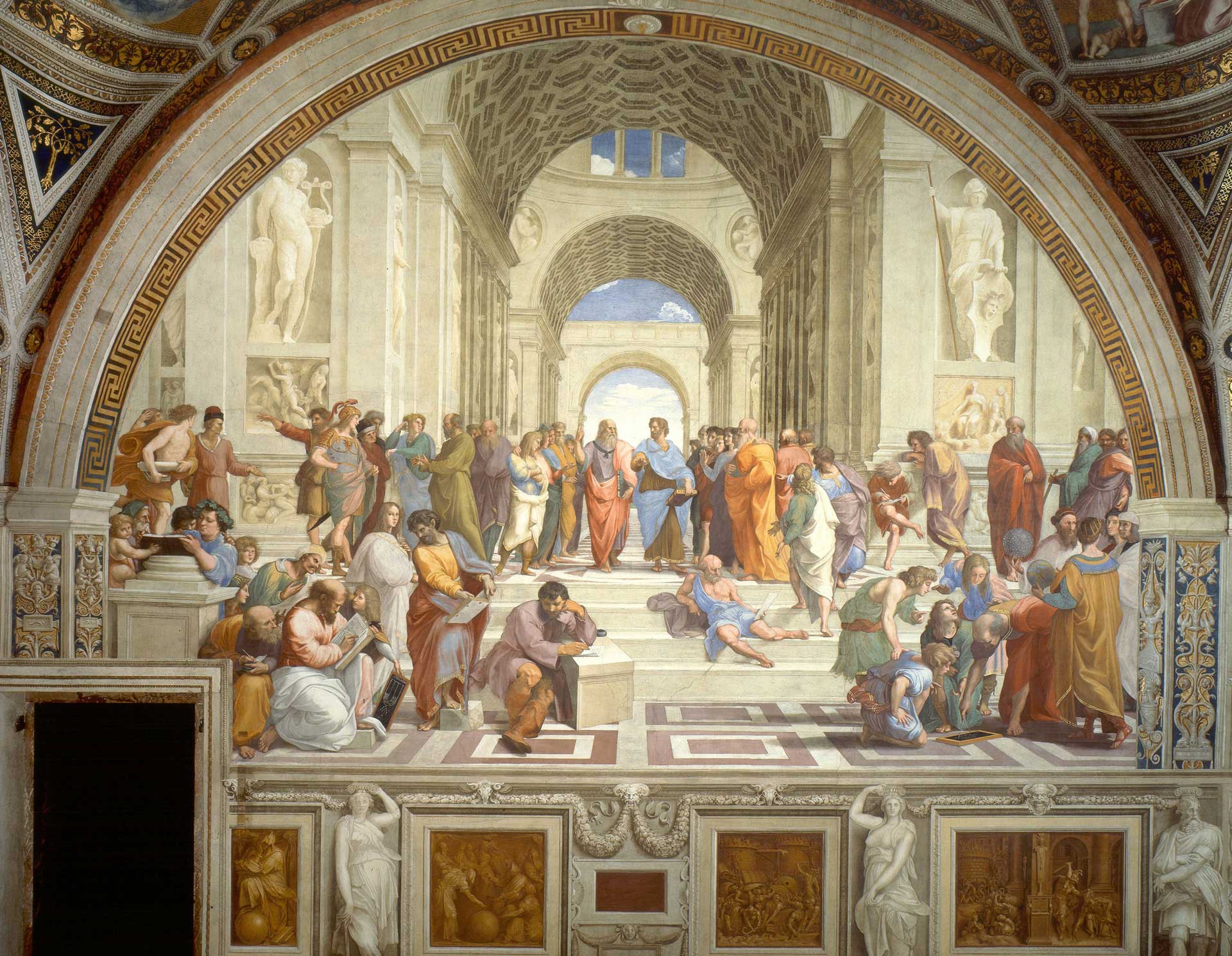 la scuola di atene _ raffaello - agorà - academy for christian art